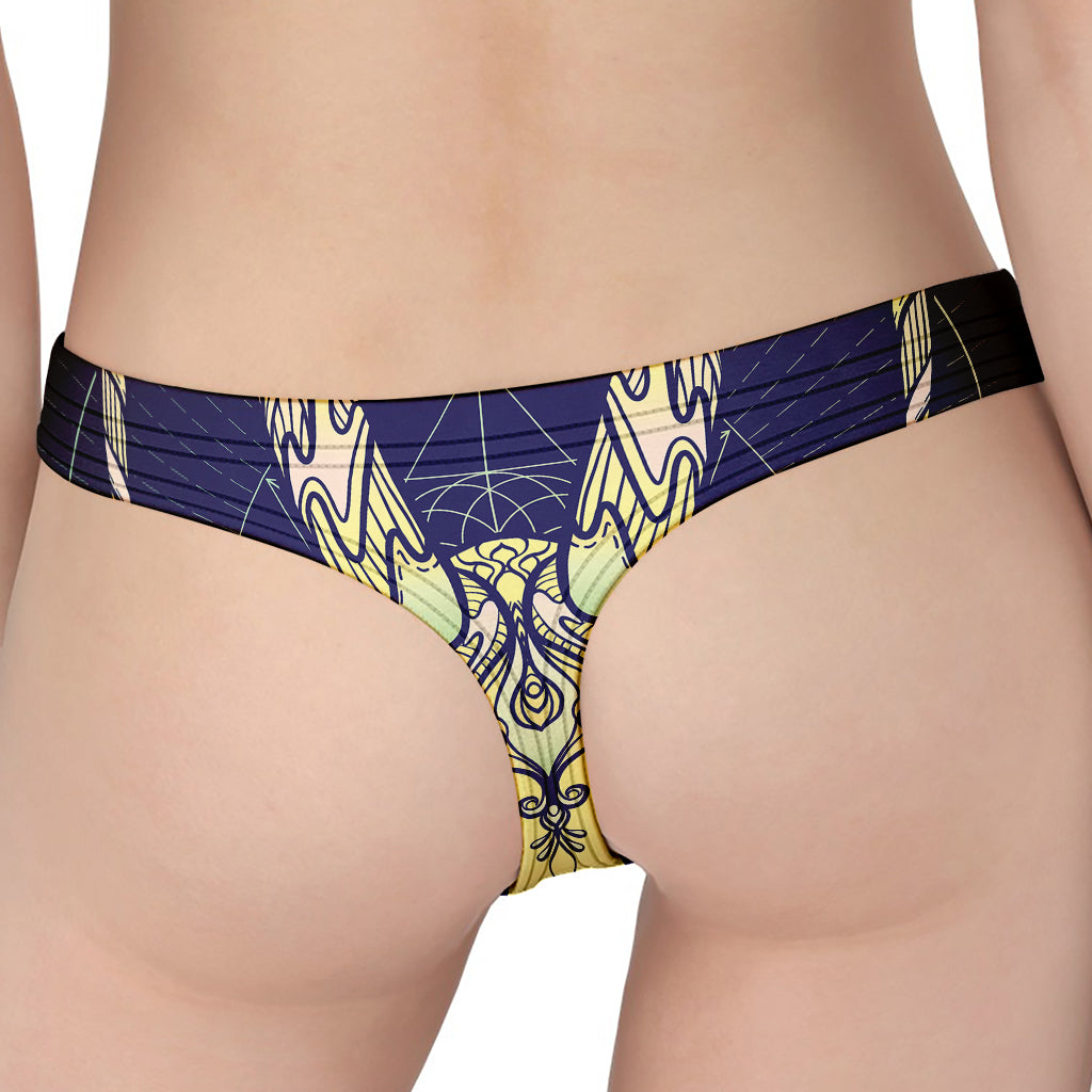 Astrological Capricorn Sign Print Women's Thong