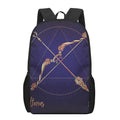 Astrological Sagittarius Sign Print 17 Inch Backpack