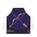 Astrological Sagittarius Sign Print Adjustable Apron