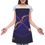 Astrological Sagittarius Sign Print Adjustable Apron