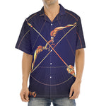 Astrological Sagittarius Sign Print Aloha Shirt