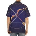 Astrological Sagittarius Sign Print Aloha Shirt