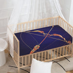 Astrological Sagittarius Sign Print Baby Crib Sheet