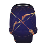 Astrological Sagittarius Sign Print Baby Seat Cover