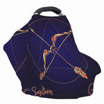 Astrological Sagittarius Sign Print Baby Seat Cover