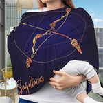 Astrological Sagittarius Sign Print Baby Seat Cover