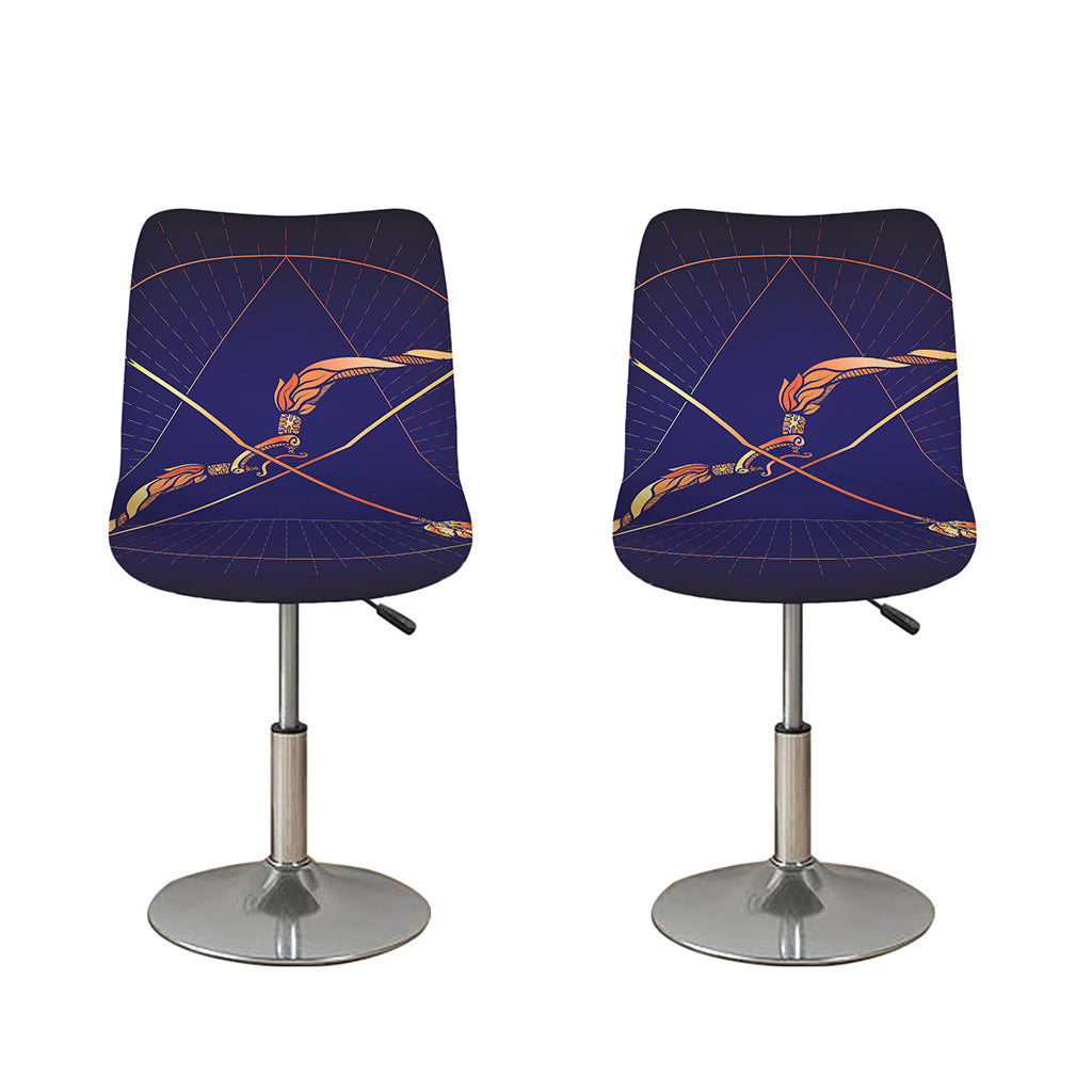 Astrological Sagittarius Sign Print Bar Stool Covers