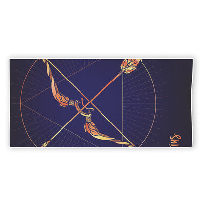 Astrological Sagittarius Sign Print Beach Towel