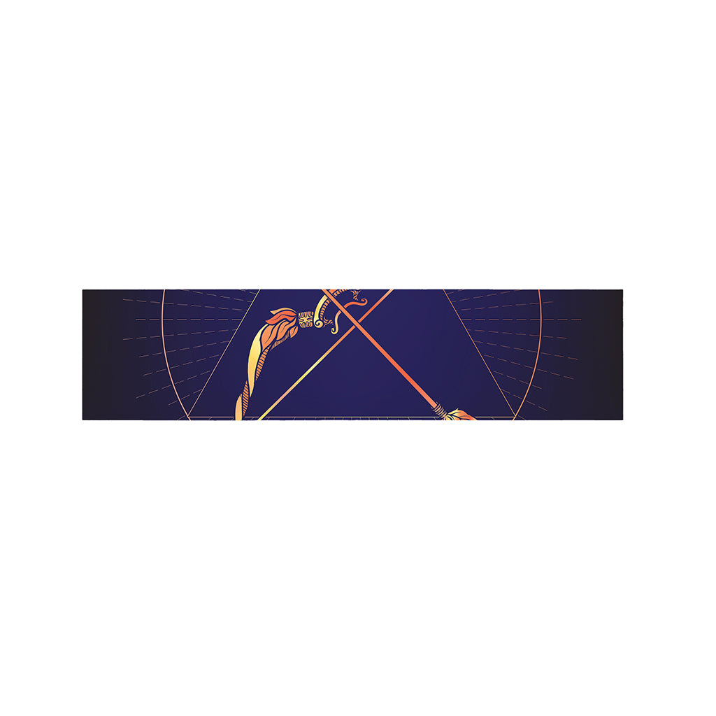 Astrological Sagittarius Sign Print Bed Runner