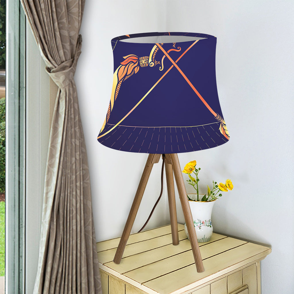 Astrological Sagittarius Sign Print Bell Lamp Shade