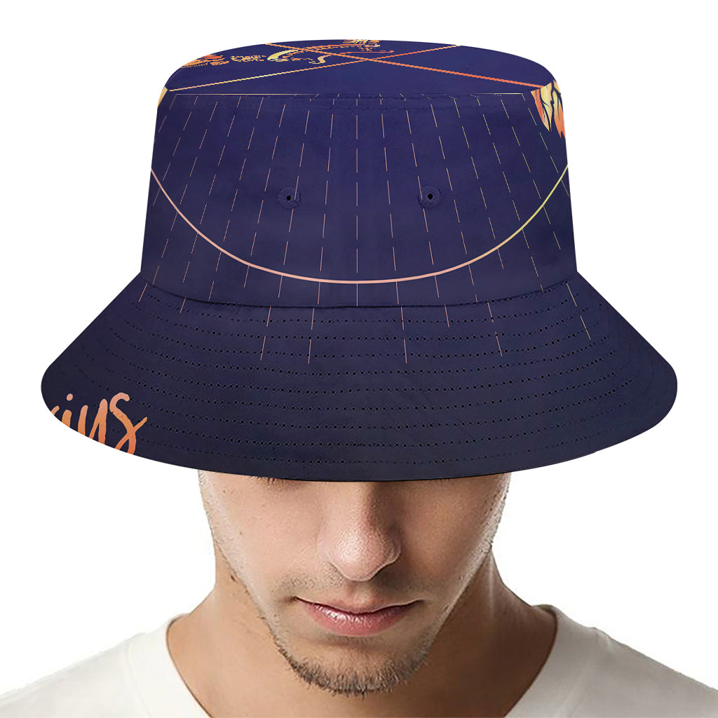 Astrological Sagittarius Sign Print Bucket Hat