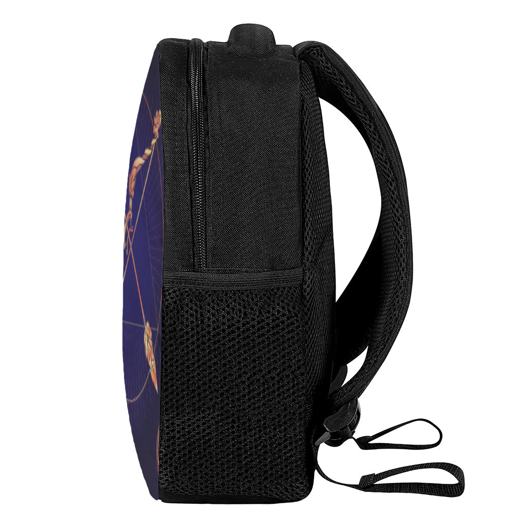 Astrological Sagittarius Sign Print Casual Backpack