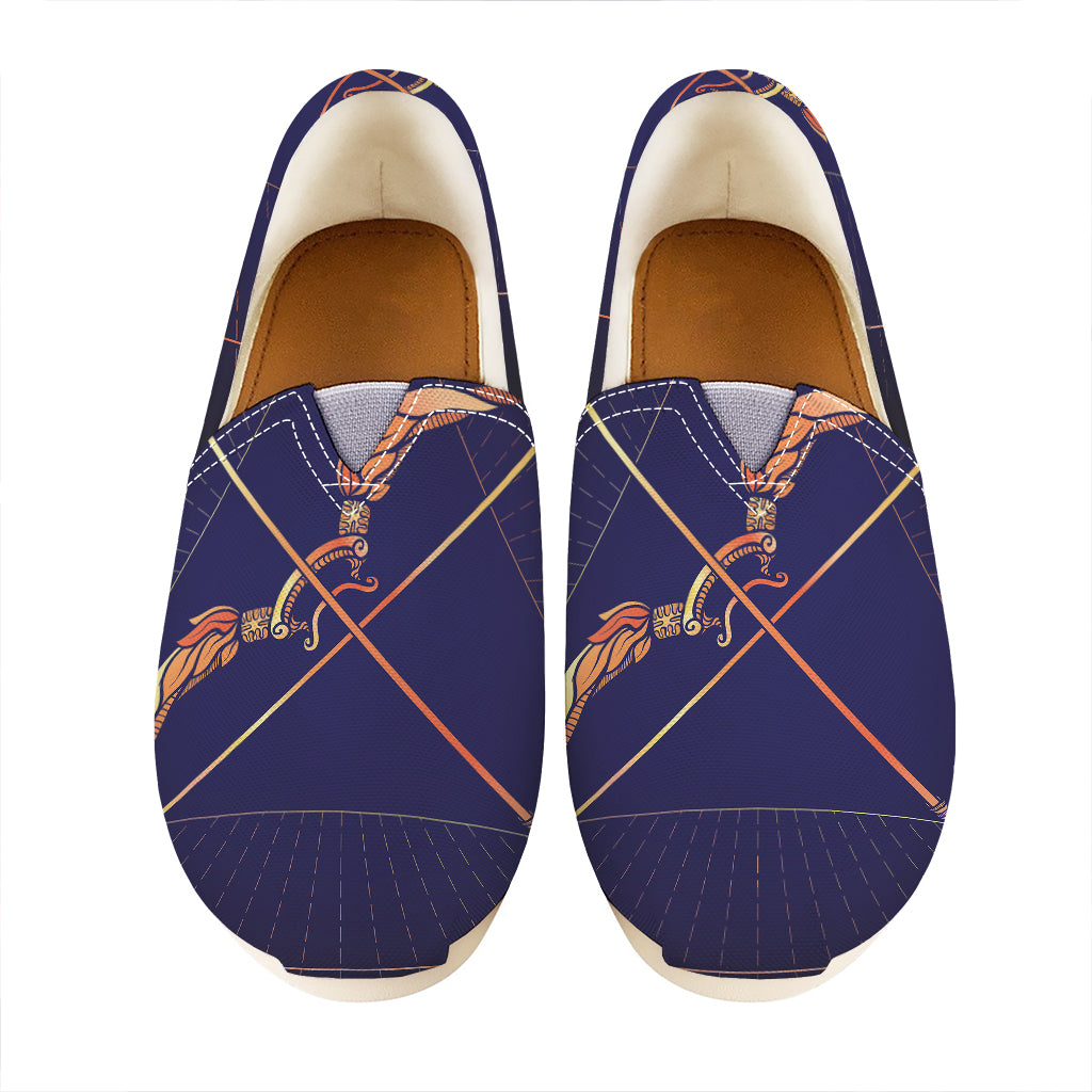 Astrological Sagittarius Sign Print Casual Shoes