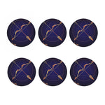 Astrological Sagittarius Sign Print Coaster Set