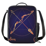 Astrological Sagittarius Sign Print Crossbody Lunch Bag