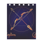 Astrological Sagittarius Sign Print Curtain