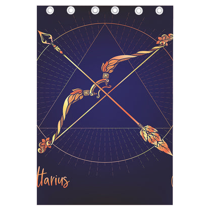 Astrological Sagittarius Sign Print Curtain