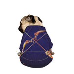 Astrological Sagittarius Sign Print Dog Zip Up Jacket