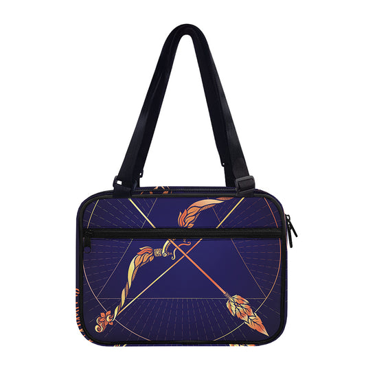 Astrological Sagittarius Sign Print Double Strap Bible Bag