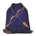 Astrological Sagittarius Sign Print Drawstring Bag