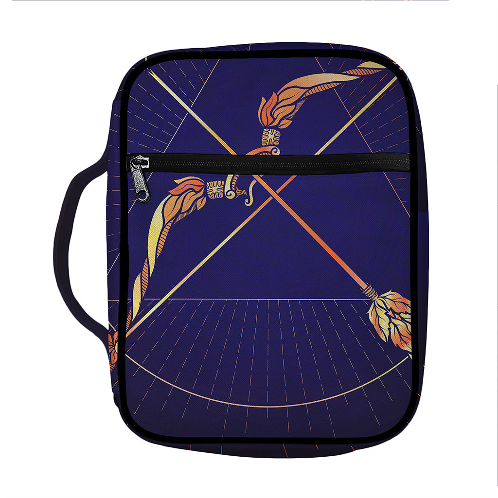 Astrological Sagittarius Sign Print Front Pocket Bible Bag