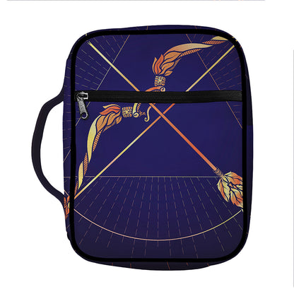 Astrological Sagittarius Sign Print Front Pocket Bible Bag