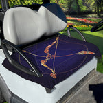 Astrological Sagittarius Sign Print Golf Cart Seat Cover