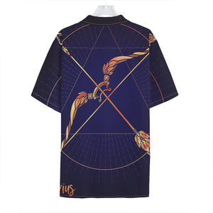 Astrological Sagittarius Sign Print Hawaiian Shirt