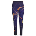 Astrological Sagittarius Sign Print High-Waisted Pocket Leggings