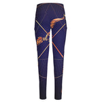 Astrological Sagittarius Sign Print High-Waisted Pocket Leggings