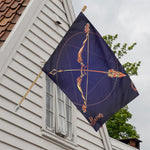 Astrological Sagittarius Sign Print House Flag