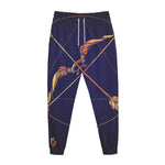 Astrological Sagittarius Sign Print Jogger Pants