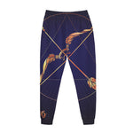 Astrological Sagittarius Sign Print Jogger Pants