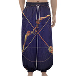 Astrological Sagittarius Sign Print Lantern Pants