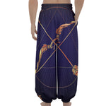 Astrological Sagittarius Sign Print Lantern Pants