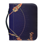 Astrological Sagittarius Sign Print Leather Bible Cover