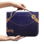 Astrological Sagittarius Sign Print Leather Bible Cover