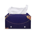 Astrological Sagittarius Sign Print Leather Tissue Box Cover