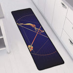 Astrological Sagittarius Sign Print Long Kitchen Mat