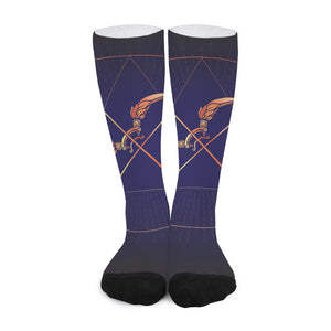 Astrological Sagittarius Sign Print Long Socks