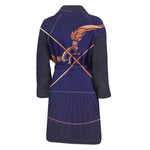 Astrological Sagittarius Sign Print Men's Bathrobe