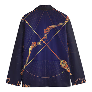 Astrological Sagittarius Sign Print Men's Blazer