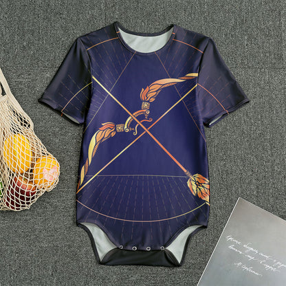 Astrological Sagittarius Sign Print Men's Bodysuit