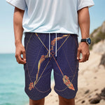 Astrological Sagittarius Sign Print Men's Cargo Shorts