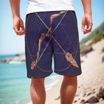 Astrological Sagittarius Sign Print Men's Cargo Shorts