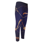 Astrological Sagittarius Sign Print Men's Compression Pants