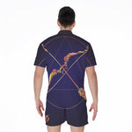 Astrological Sagittarius Sign Print Men's Rompers