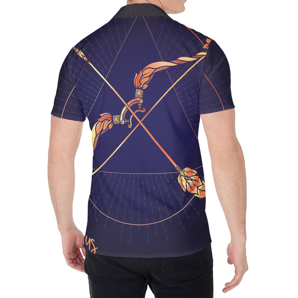 Astrological Sagittarius Sign Print Men's Shirt