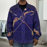 Astrological Sagittarius Sign Print Men's Shirt Jacket