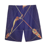 Astrological Sagittarius Sign Print Men's Sports Shorts